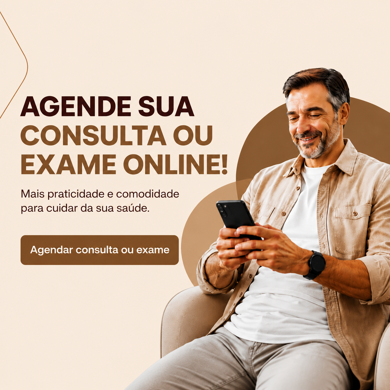 Agendar consulta ou exame mobile